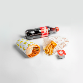 Комбо ролл с говяжьим фаршем + Coca- Сola 0.5L  N