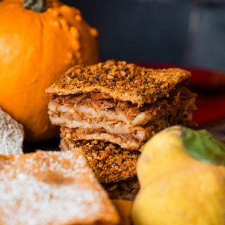 Placinta cu gutui si pere (de post)