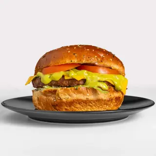 Avocado beef burger