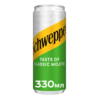 Напій соковмісний Schweppes Classic Mojito (0,33л)
