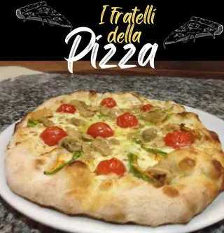 Pizza porcini fiori e pachino - tonda o pinsa