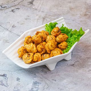 Жареные пельмени