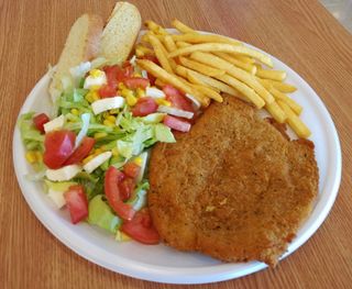 Cotoletta di pollo alla piastra