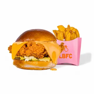 COMBO | Honey Mustard Burger, Fries Crispers 130g