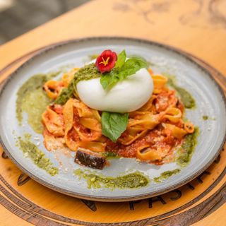 Tagliatelle Alla Norma E Burratina