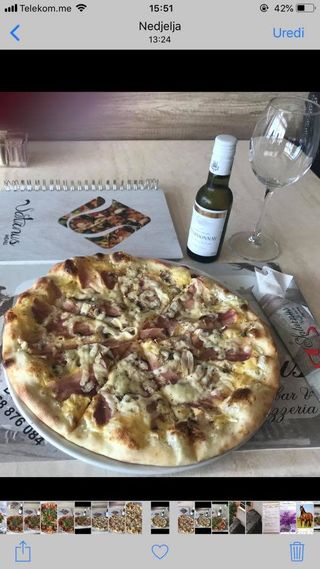 Pizza Carbonara 550 gr