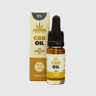 Óleo de CBD 5% com óleo de Sementes de Cânhamo 10ml