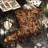 Gaufre nutella  banane fruits secs