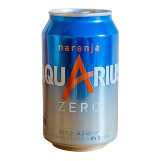 Aquarius Zero Naranja lata 330ml.