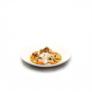 Ensalada De Bacalao Y Verduras Escabechadas