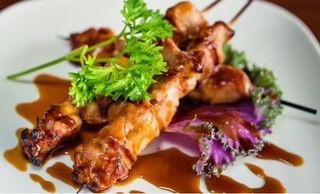 13. Spiedino di Pollo con salsa Felice-1pezzo