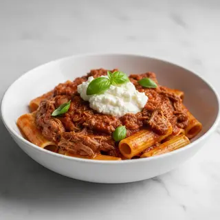 Paccheri Al Ragú Napolitano