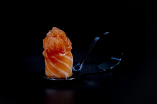 Salmone con panzu - 1 pezzo