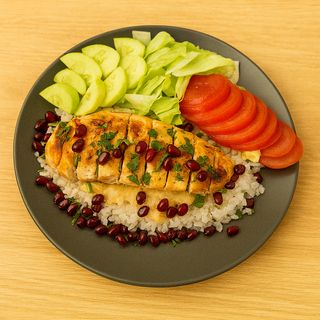 Piletina sa narom i humusom