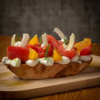 Tostada cala basa