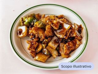 84.Pollo con verdure miste