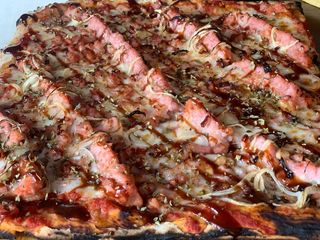 Pizza Barbacoa (Mediana Redonda De 30 Cm.)