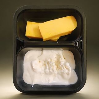 Mamaliguta cu branza si smantana