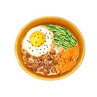 Zhajiang Spaghetti di Coreani