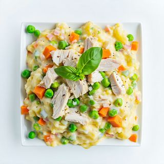 Ensaladilla Olivie con pollo