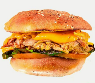 Hamburguesa de pollo completa 