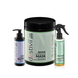 Set Ingrijire Profesionala a Parului Blond si Mentinerea Culorii