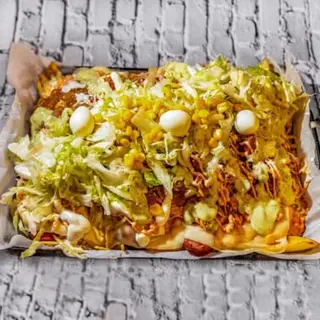 Salchipapa Doña Blanca XXL