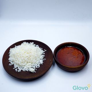 White Rice And Stew - 2 Scoops