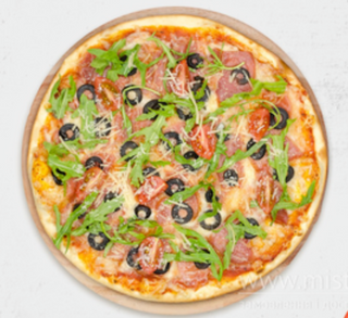 Піца з прошутто 30 см