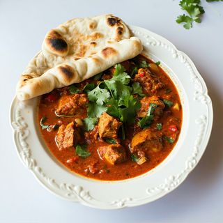 Kadahi pollo e 2 naan
