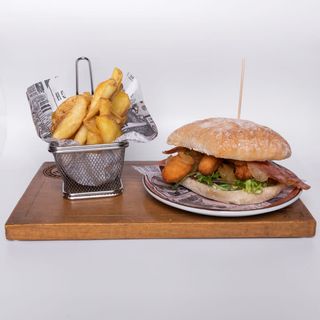 Bocadillo Gourmet  Fingers De Pollo Con Bacon