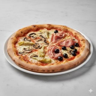 Pizza cuatro estaciones (33 cm.)