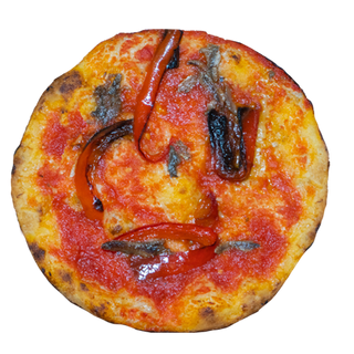 Rossa peperoni e alici