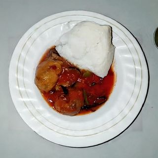Ugali Chicken Stew