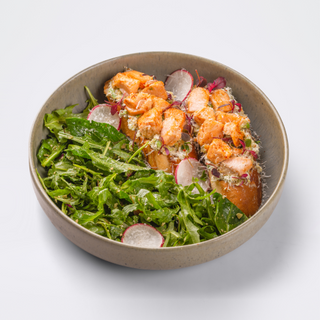 Авокадо тост с гуакамоле и запеченным лососем 190 гр