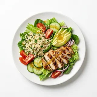 Ensalada De Pollo Y Quinoa