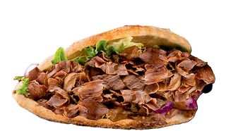 Panino kebab solo carne