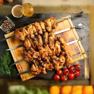 Шашлык из куриных крылышек