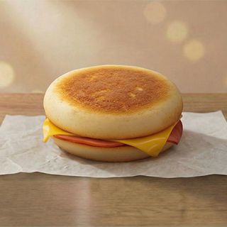 ინგლისური ტოსტი ლორით და ყველით