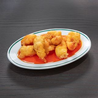 Gambas Con Salsa Agriculce