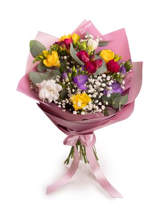 Buchet frezii colorate "Spring Elixir"