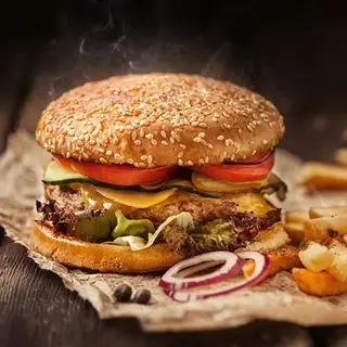 Hamburguesa americana de ternera asturiana