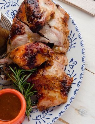 1/2 Pollo a la brasa Ok Corral