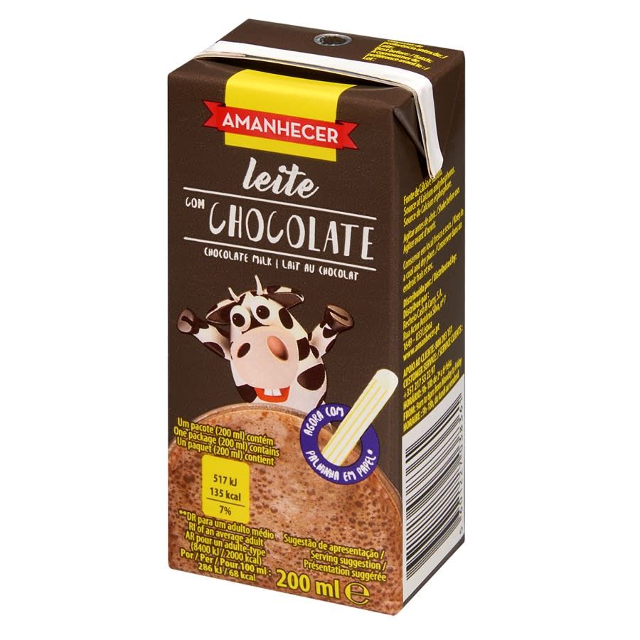 Leite Uht Achocolatado Amanhecer 200 Ml