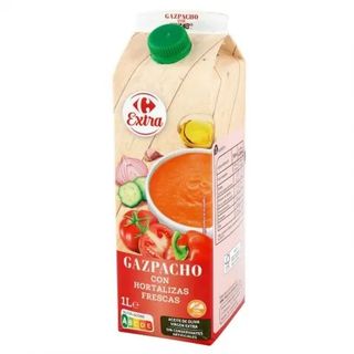 Gazpacho Con Hortalizas Frescas Carrefour Sin Gluten 1 L.