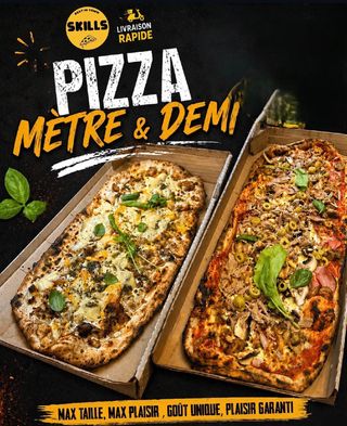 Pizza 1 mètre FRUTTI DI MARE