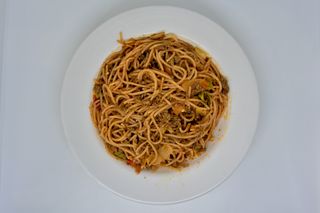 Banane Au Spaghetti Et Viande Hachée