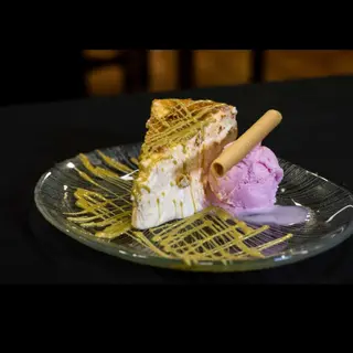  Tarta De Queso con crema de pistacho
