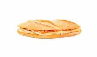 Bocadillo de pollo con queso