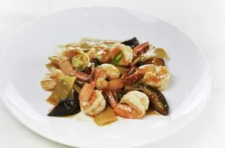Gamberetti allo stile thailandese